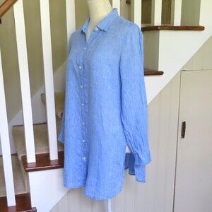 J. Jill Light Blue Tunic Top